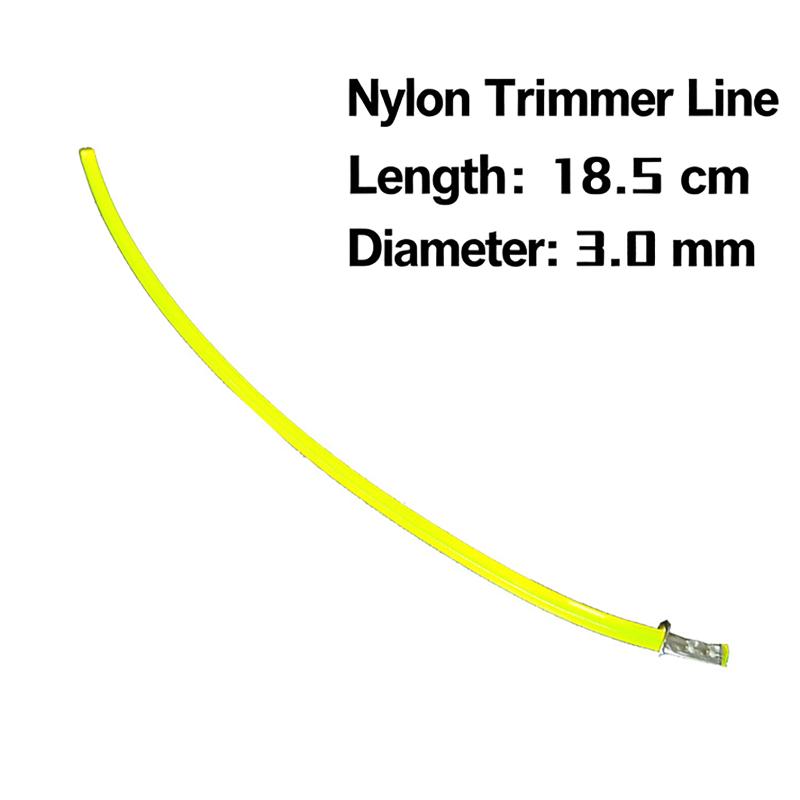10Pcs Garden Power Tool Accessories Trimmer Line 3.0*18.5Cm Trimmer Line For Brush Cutter Trimmer Head