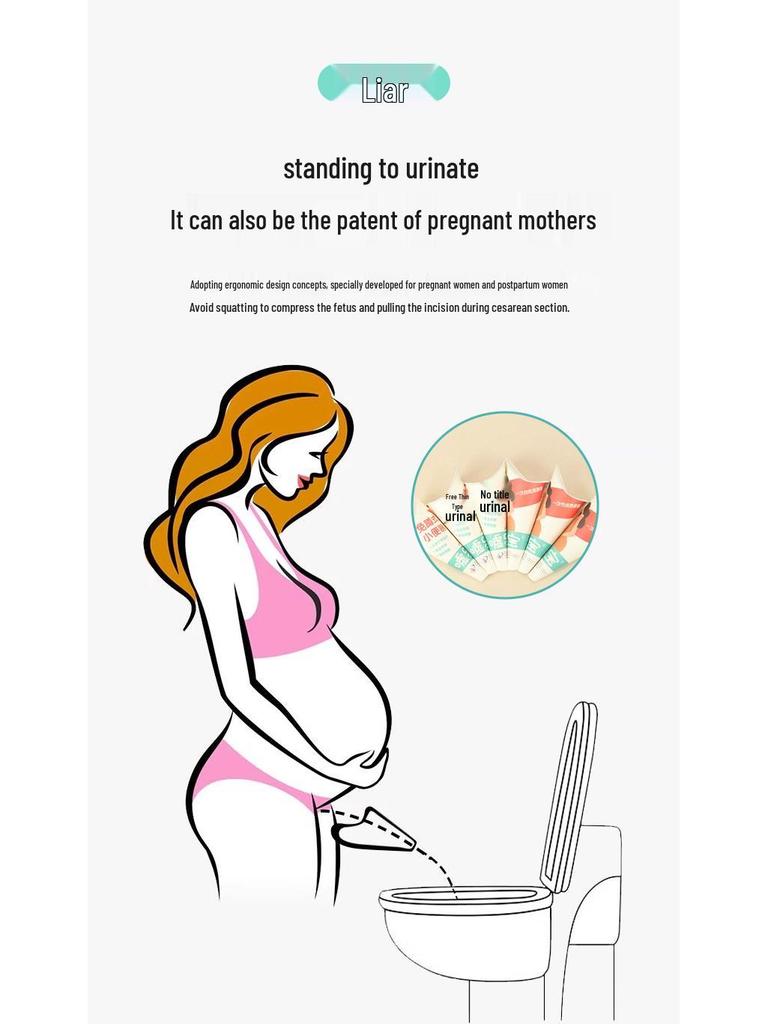 Portable Female Urination Device - Outdoor Standing Urinal Funnel for Emergencies