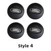 NEW 4pcs 62mm Car Wheel Center Cap Logo Hub Badge Rims Cover Land Rover Discovery 3 4 R4 LR2 Range Rover Evoque Sport Dander 2 3