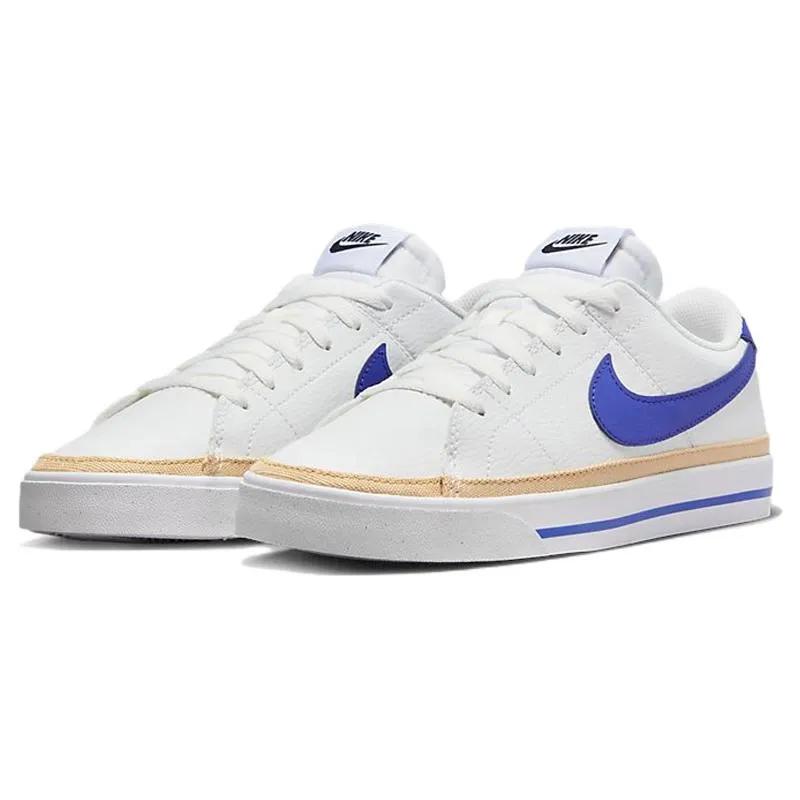 Nike Womens Court Legacy Next Nature 'Summit White Lapis' (women's sizes) Summit White / Lapis / White Skate Shoes DH3161 104