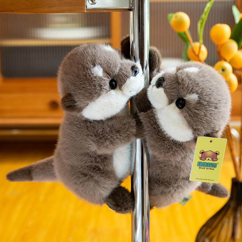 New Cute Lazy Otter Doll Office Bedroom Ornament Children's Plush Toy