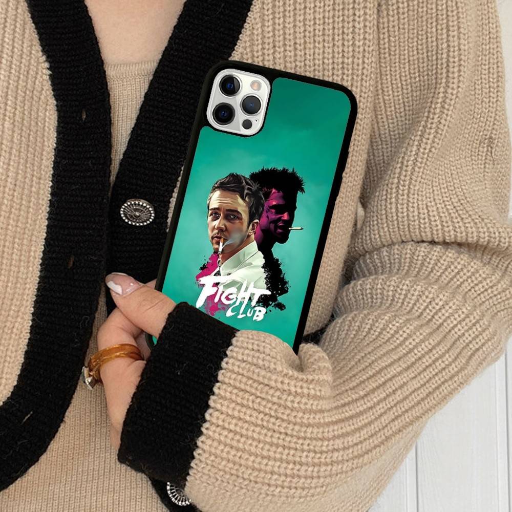 M-Movie F-Fight Club Phone Case For Iphone 16 15 14 13 12 11 Pro Max Plus Shockproof TPU+PC Hard Case