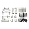 RC Car Aluminum Parts Kit with Shock Absorbers Metal Dampening System for Trail Tuning Red