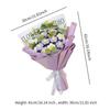 Crochet Flower Bouquet Decoration Shelf Gift Mother's Day Preserved Flower