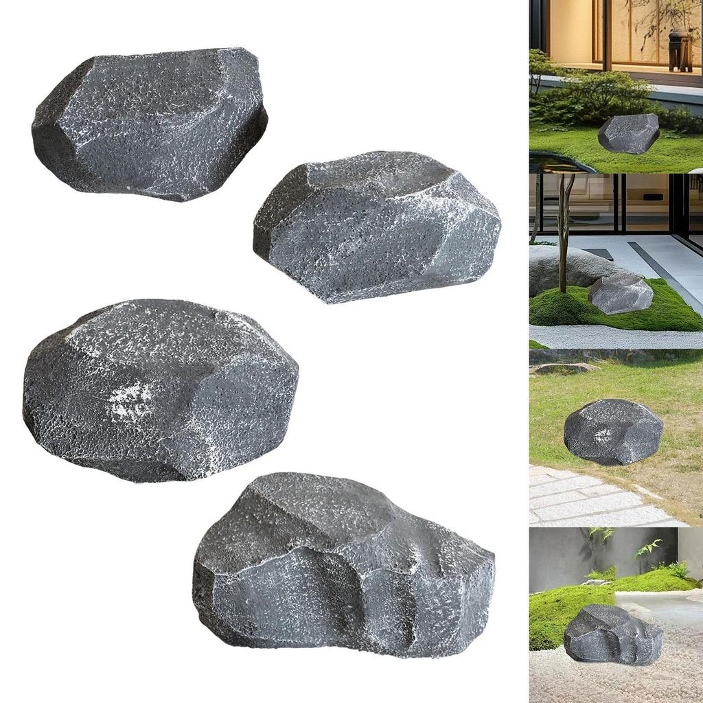 Artificial Rock Faux Stone Sculpture Landscape Natural Texture for Lawn Patio
