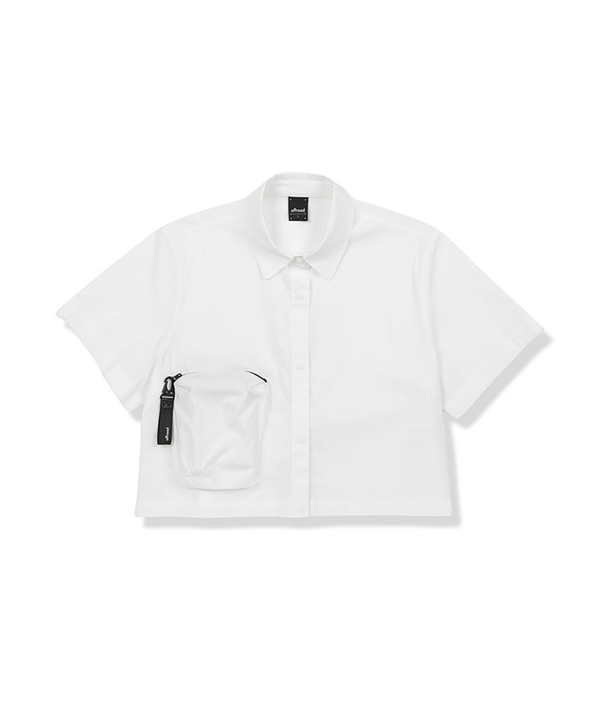 Offroad Women'S Pocket String Crop Shirt_5K41512