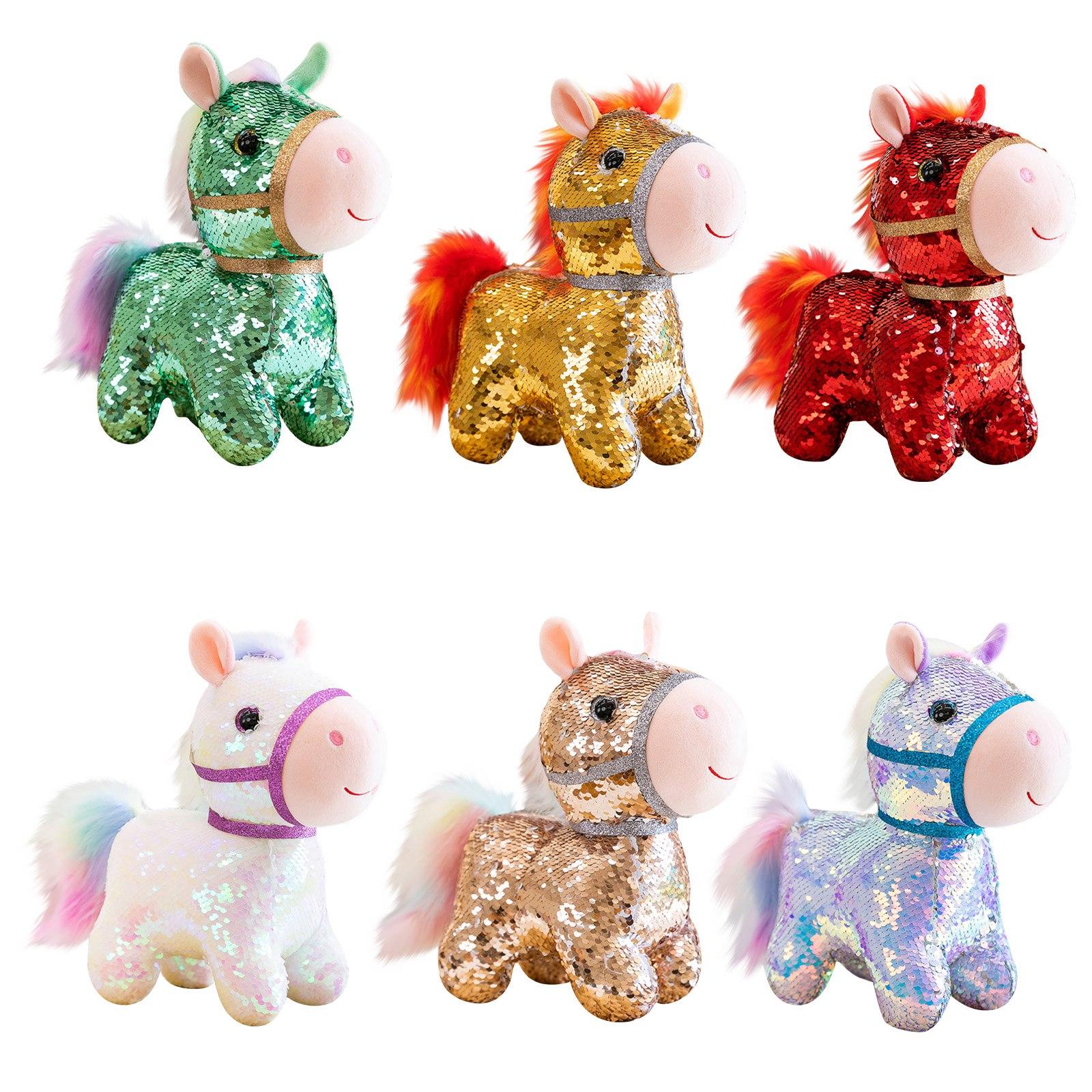 

Plush Toys, Sequined Dolls, Plush Figurines, Sleeping Doll Dolls One Size білий