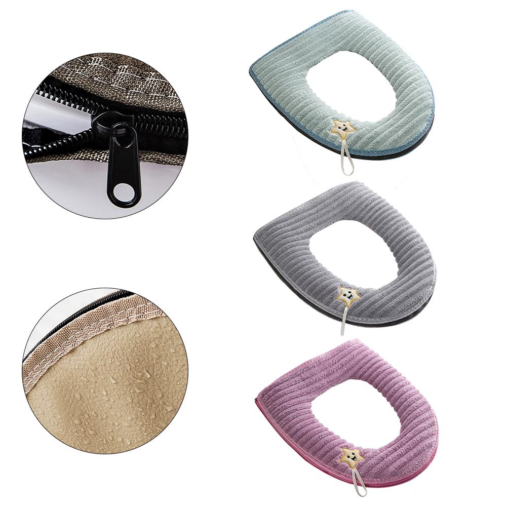 Convenient Toilet Seat Warmer Cover Waterproof Easy Installation Design