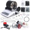 Dospělí Děti DIY Leštička Hrubé Drahokamy Zrnitost Lešticí Zařízení Elektrický Kamenný Tumbler Kit 15,7*20,8*17 cm