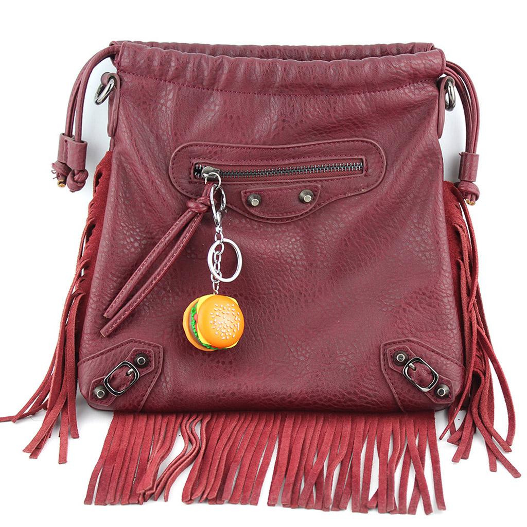 Cheeseburger Pendant for Key Chain Simulation of Food Educational Toys for Child