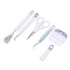 Craft Weeding Tool Set Tweezers Spatula Weeder Scraper Scissor Craft Tool Kit for Home Studio