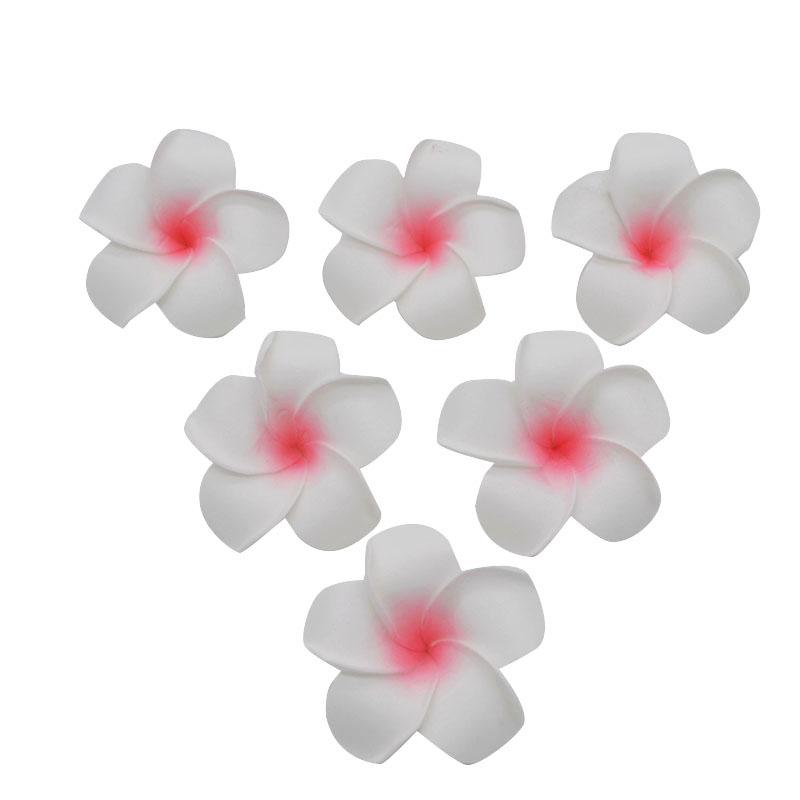 10Pcs/lot Plumeria Hawaiian PE Foam Frangipani Artificial Flower Headdress Flowers Egg Flowers Wedding Decoration Party Supplies