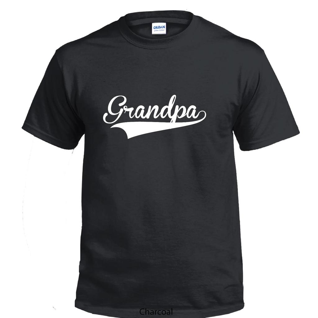 Grandpa Fathers Day Grandparent Gift Baseball Jersey T-Shirt For Him