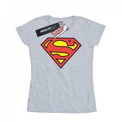 Womens/Ladies Superman Logo Cotton T-Shirt