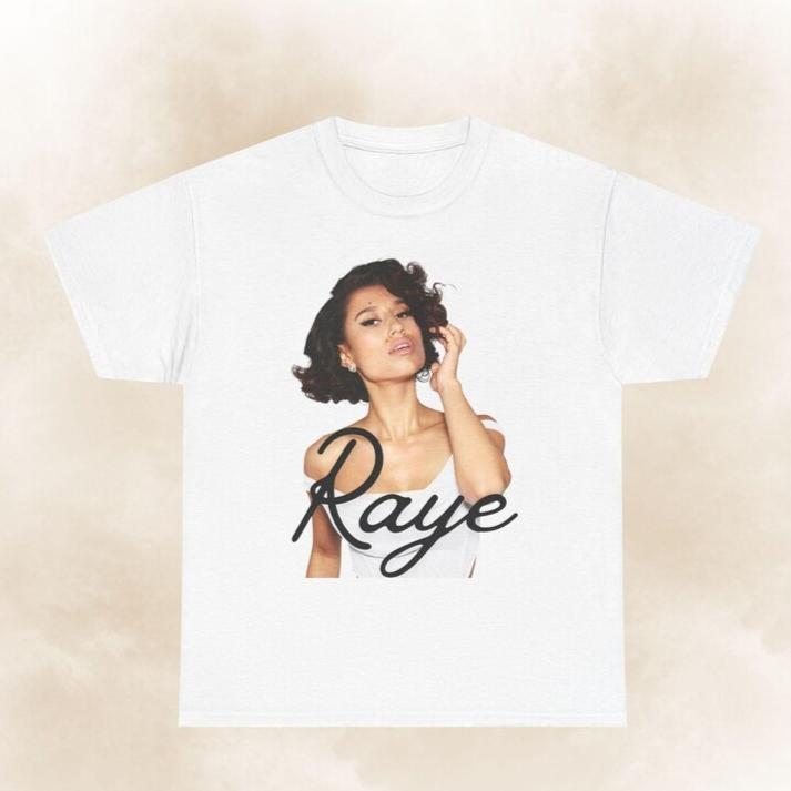 2026 Summer Fashion Tee Men Women Vintage Top Raye Tour T-shirt Cotton Hip Hop Streetwear Oversized Tshirt Short Sleeve Casual Clothing