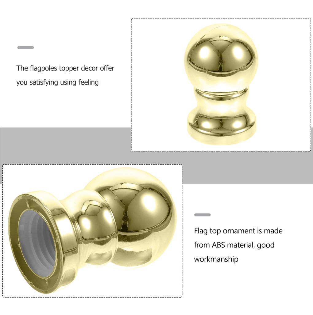 Flag Creative Pole Finials Flagpole Head Top Ornament Decorate Outdoor Replacement Topper