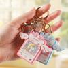 Soft Sister Notepad Pvc Soft Rubber Keychain Cute Girl Heart Exquisite Bag Pendant Car Key Chain Pendant