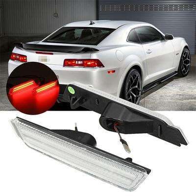 1Pair Car LED Side Marker Red-Light Rear Left Right For 2010-2015 Chevy Camaro