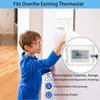 Universal Home Locking Thermostat Cover Anti-Tamper Thermostat Lock Box w/2 Keys