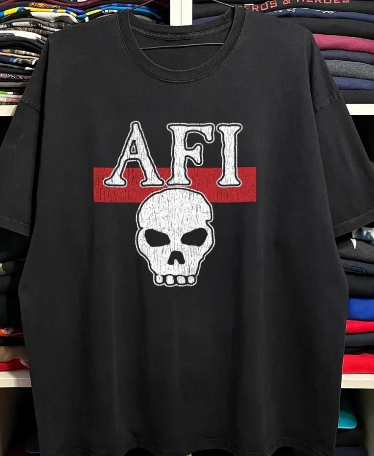 AFI Bnad Tour concert black Short Sleeve Unisex T shirt Men Women S-5XL Unisex T-Shirt