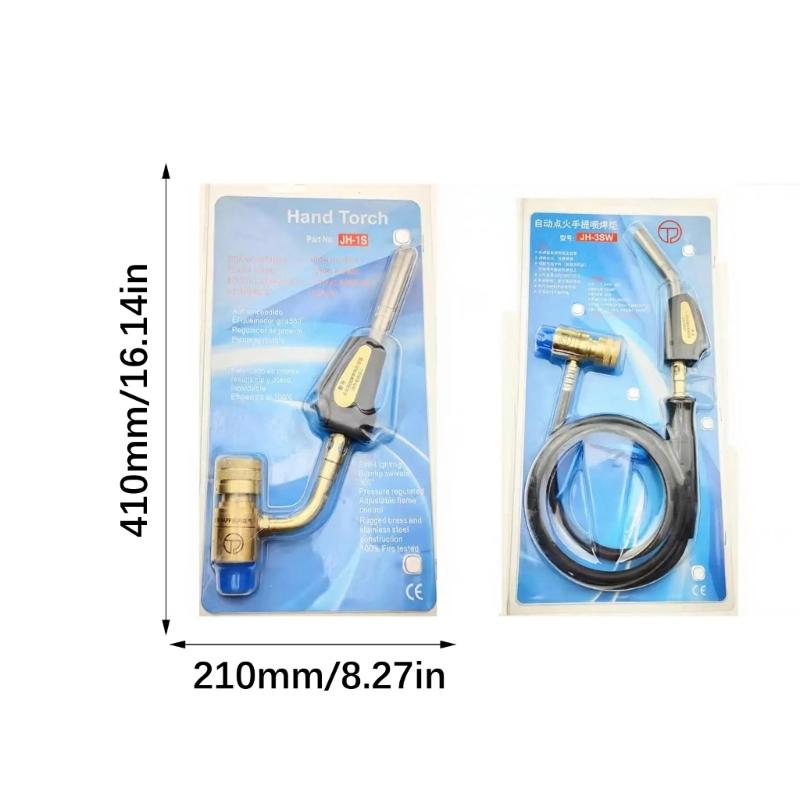 High Temperature Oxygen Less Welding Torch With 1.5M Extended Hose For Stainless Steel And DIY Projects Precise Metal Work