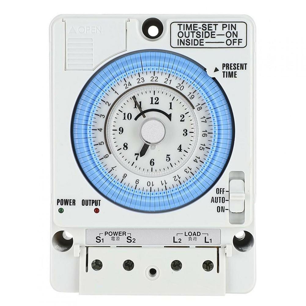 

TB35-N 24-годинний міні механічний таймер-перемикач для приміщень/вуличний таймер-перемикач