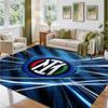 Borussia Dortmund Design Crystal Velvet Rug Soft Decorative Mat for Bedroom Entrance