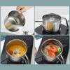 14/16cm Mini Milk Pot 304 stainless steel thickened soup pots Instant noodle pot Baby and baby complementary food pot Small pots