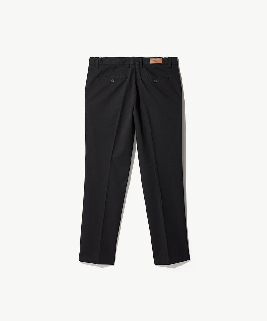 STCO Diems Soft Cotton Comfort Chino Pants Black (Tapered Fit)_Dpaxz01Csb