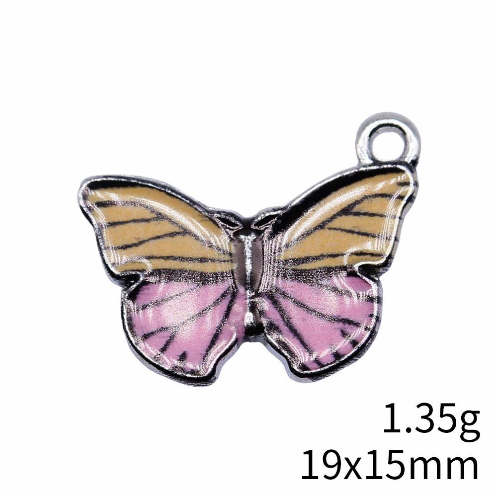 Wedding Anniversary Bracelet Charms Butterfly Bee Enamel Charms Pendant Audience Bracelet Pendants