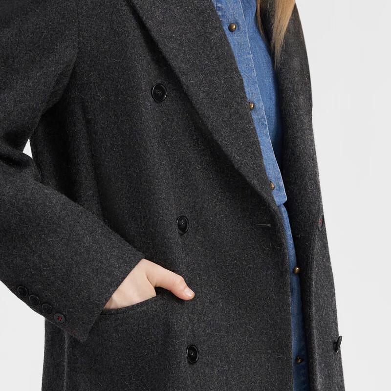 ELLASSAY Women's Elegant Wool Blend Coat