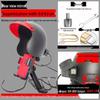 Electric Scooter Rain Protection Helmet with Phone Holder and Navigation for Delivery Riders