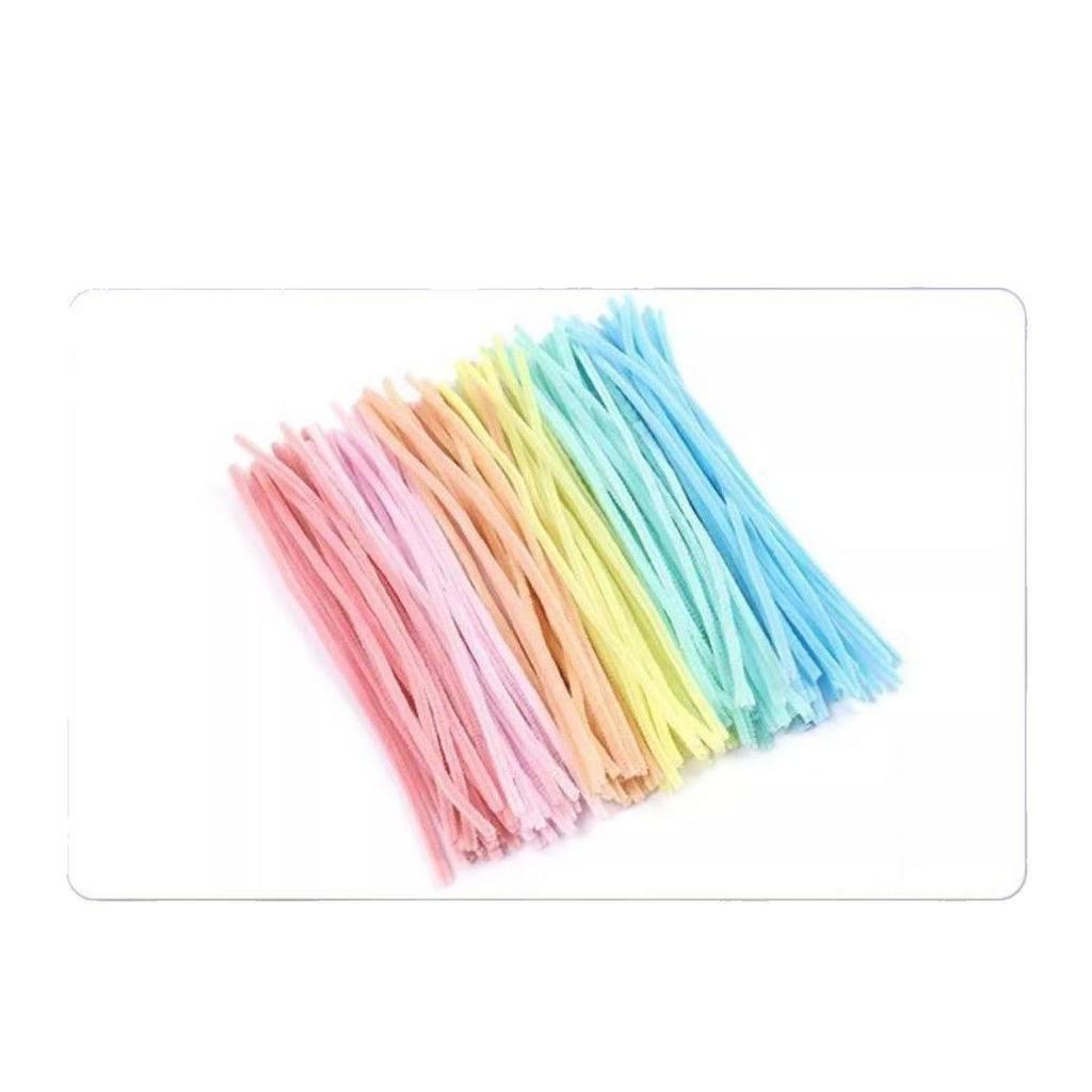 Children's Colorful Macaron Twist Stick Set – Extra Dense, Handmade DIY Hair Root Bouquet