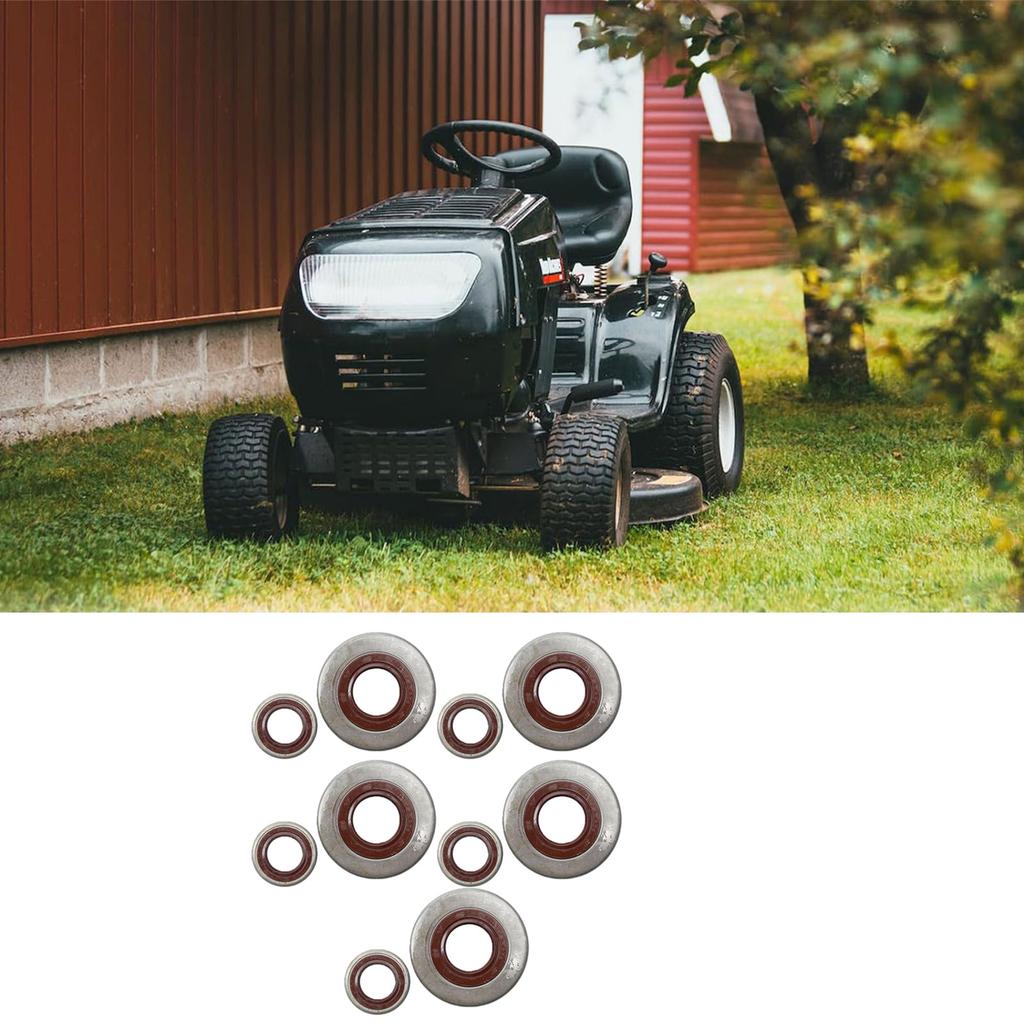 10Pcs Small Crankshaft Oil Seal Sealing Cylinder Crankcase Gasket Kit For MS381 MS382 MS380 Chainsaw Garden Tools