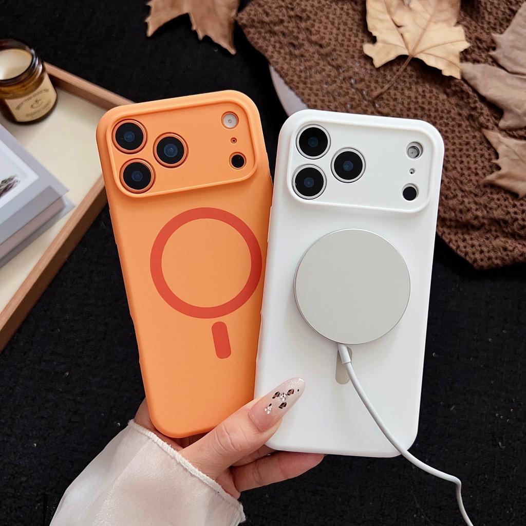 Official Liquid Silicone For Magsafe Magnetic Phone Case For iPhone 17 Air 16 15 14 13 12 Pro Max Wireless Charge Cover