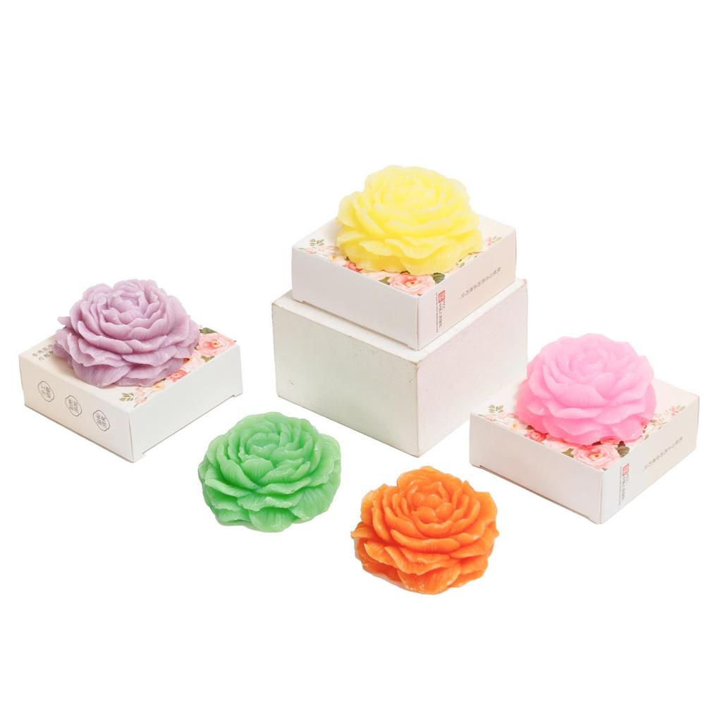 Mugwort Aromatic Essential Oil Handmade Soap - Long-Lasting Rose Scent for Bath and Facial Cleansing