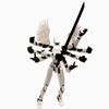 6 Action Figures With 8 Wings Women's Accessories 3D Printed Mannequin Multi-Jointed Movable Shapeshift Robot Decoration