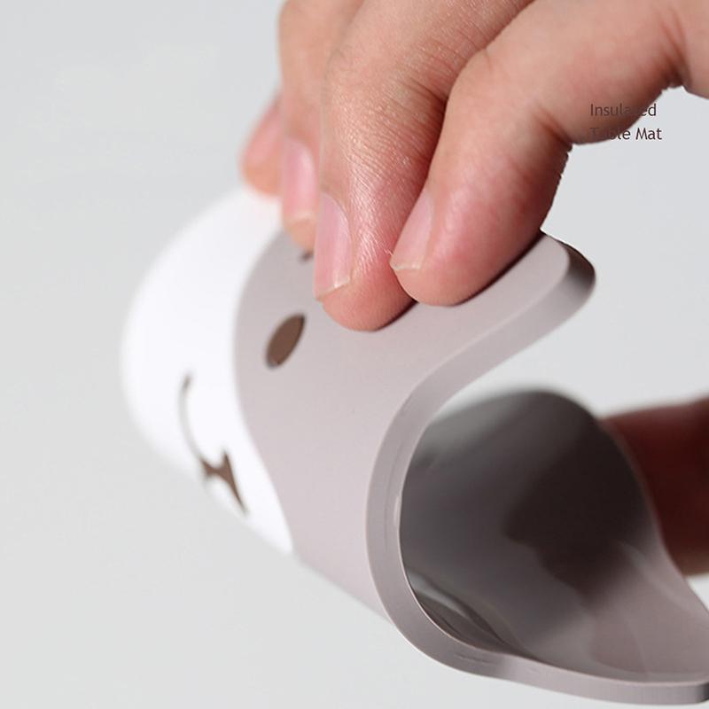 2Pcs Cute Cat Coaster Coffee Glasses Cup Mat Pad Kawaii Drink Coaster Set Heat Insulation Mug Coaster Kitchen Placemat for Table