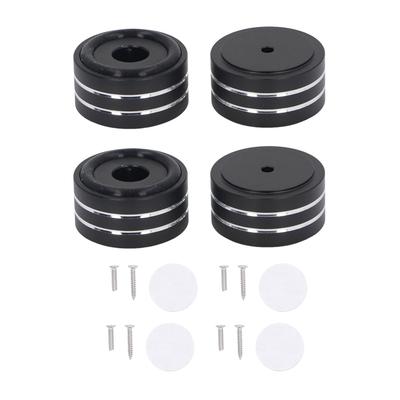 4Pcs Aluminium Alloy Speaker Shock Absorbing Feet Anti Slip Audio Equipment Isolation Feet