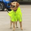 Dog Raincoat Spring and Summer Clothes Cape-style Reflective Strip Pet Raincoat Rainproof Dog Hooded Raincoat