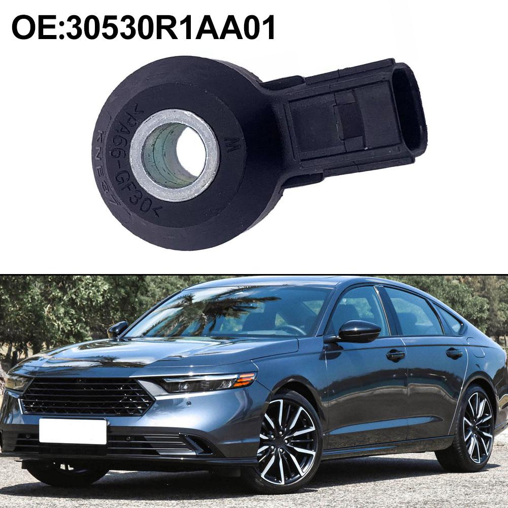 Reliable Performance Knock Sensor for Honda For Accord For CRZ For CRV For Civic ABS Metal Black OE 30530 R1A A01