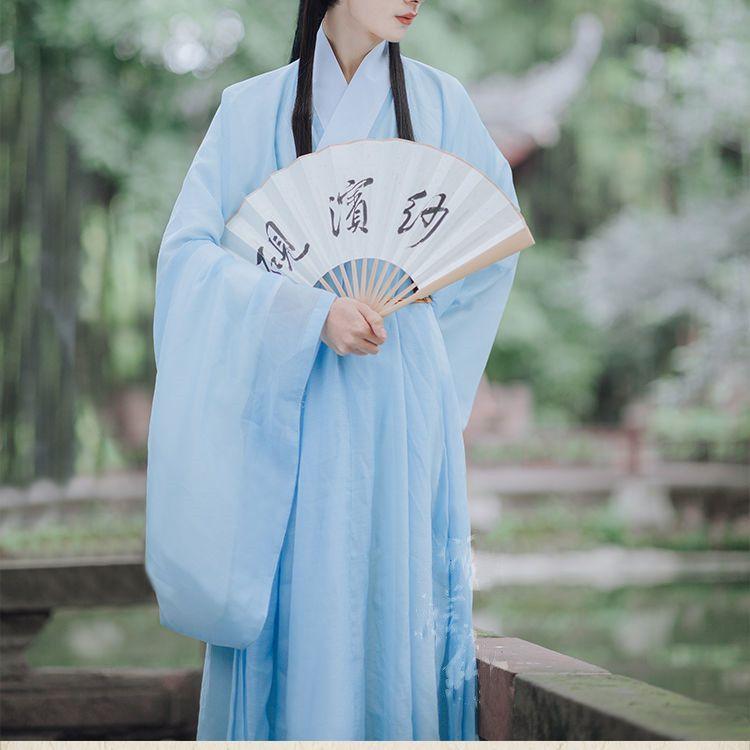 Hanfu Herren-Hemd mit großen Ärmeln, Herren-Ritteranzug