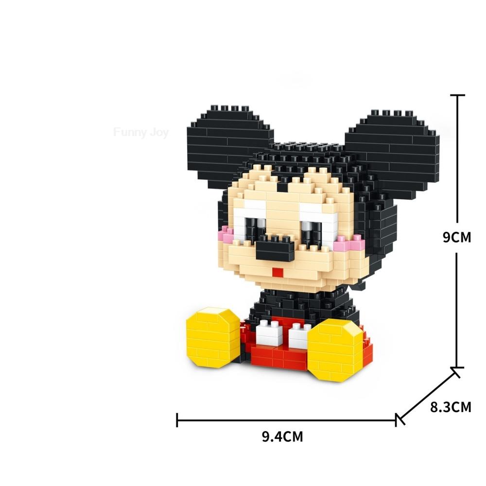 Cartoon Anime  Blocks Kuromi My Melody Cinnamoroll Mouse Building Blocks Doll Toy Kids Birthday Gift
