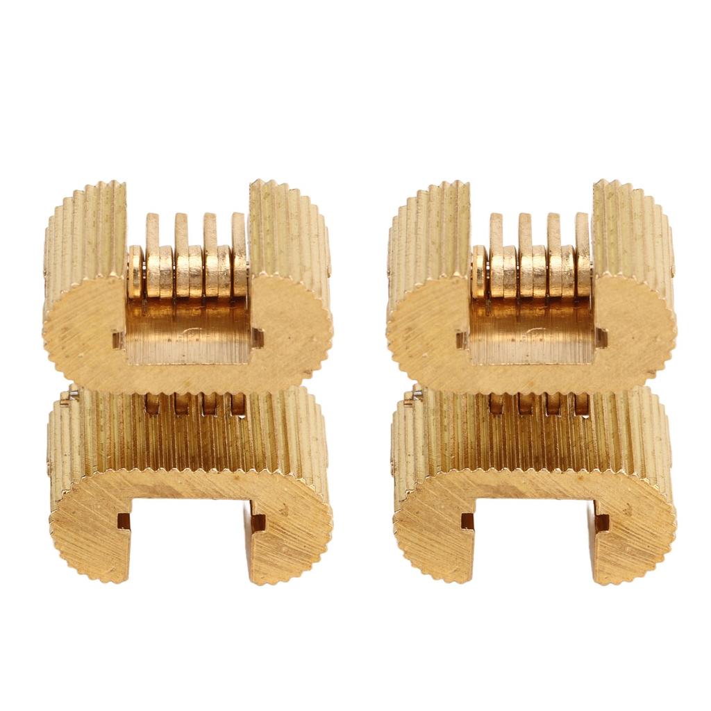 2 STUKS Verborgen Scharnieren 180 Graden Opening Koperen Verborgen Scharnieren voor Kastdeur Cadeaudoos