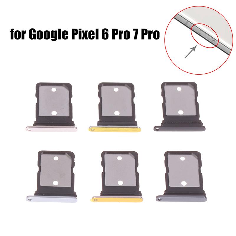 For Pixel 7Pro 6Pro Sim Card Slot Tray Holder Sim Card Reader Socket Replacement Parts