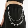 Hip Hop Punk Rock Metal Nieten Nieten Hosen Taillenkette Schlüsselkette Für Frauen Männer Hosen Schlüsselkette Jeans Unisex Gürtelkette Schmuck