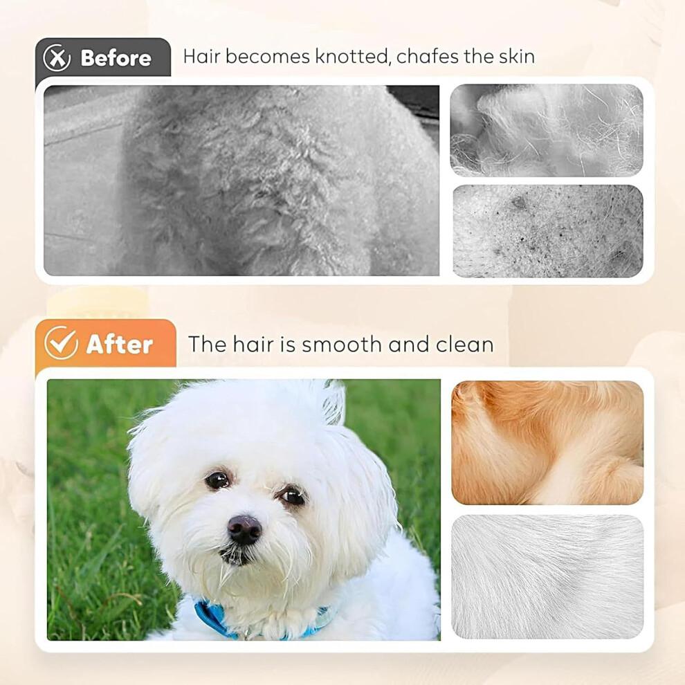 Dog Washing Brush - Pet Bath Scrubber for Small Dogs and Cats Reusable Grooming Tool for Short and Long Hair