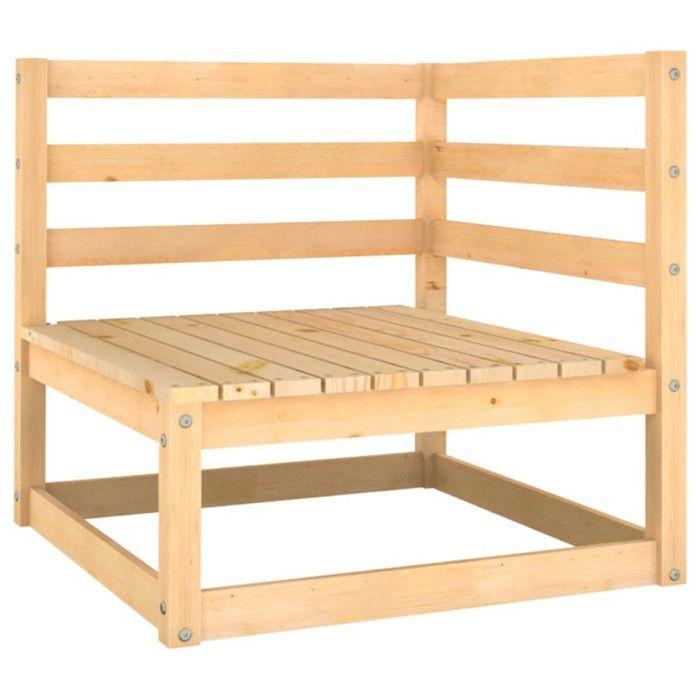 VidaXL Garden Lounge Set 2 Pcs with Cushions Solid Pine Wood 805745