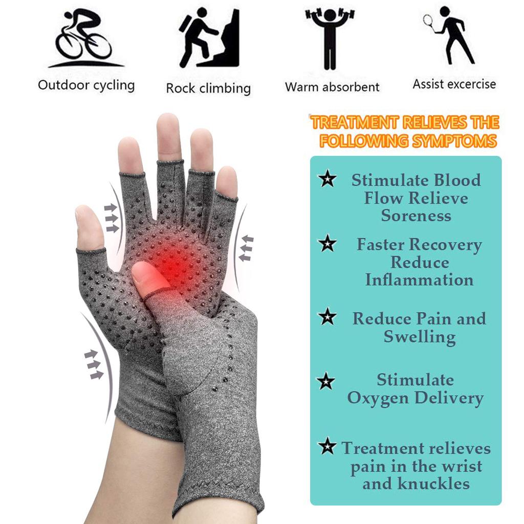 Compression Gloves Non-slip Gentlemen and Ladies Wrist Support CottonHand Brace Wristband High Quality Durable Construction Practical Daily Use