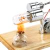 Mini Hot Air Stirling Engine Motor Model Colorful LED Electricity Power Generator Educational